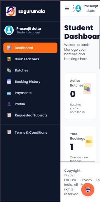 Prasenjit Dutta — Full Stack Developer